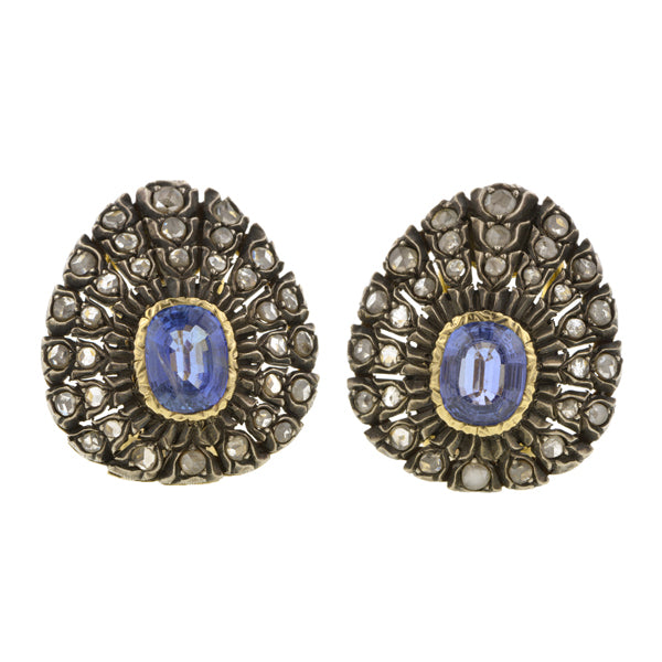 Buccelatti Sapphire & Diamond Earrings