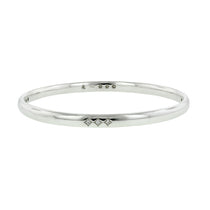 Triple Station Diamond Bangle Bracelet- Heirloom by Doyle & Doyle