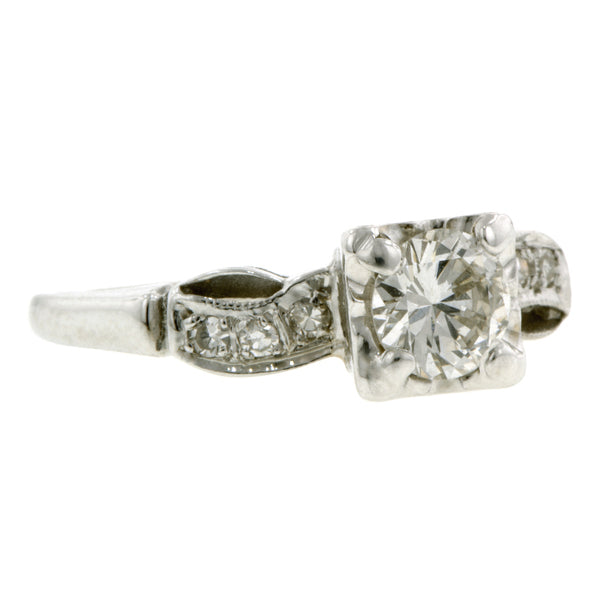 Vintage Engagement Ring, RBC 0.44ct::: Doyle & Doyle