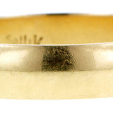Half Round Gold Band
