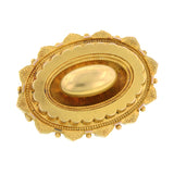 Victorian Locket Back Target Brooch:: Doyle & Doyle