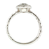 Diamond Frame Engagement Ring, Old Euro 0.72ct- Heirloom by Doyle & Doyle
