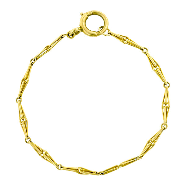 Antique Fancy Link Watch Chain Bracelet