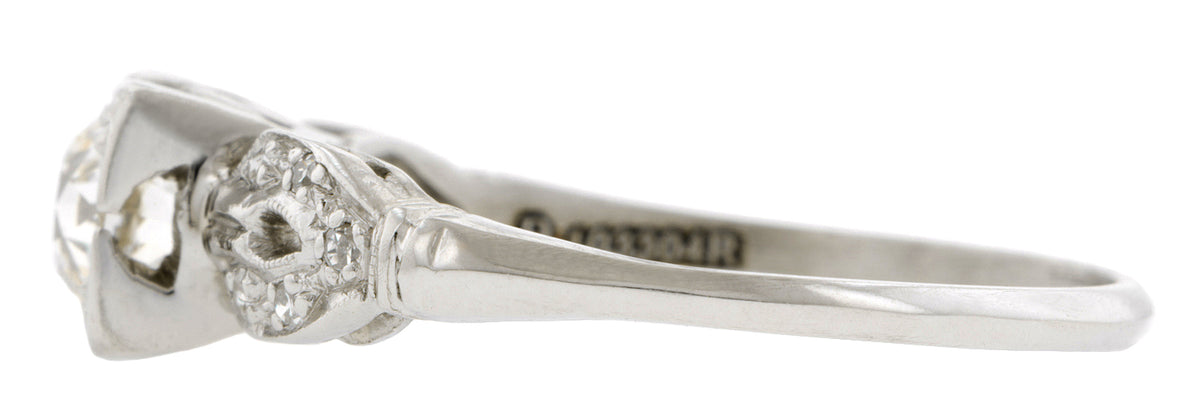 Vintage Diamond Engagement Ring, Old Euro 0.55ct:: Doyle & Doyle