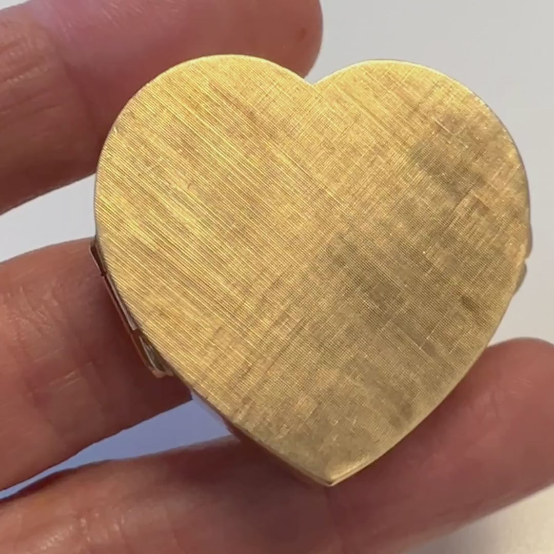Vintage Heart Box sold by Doyle and Doyle an antique and vintage jewelry boutique