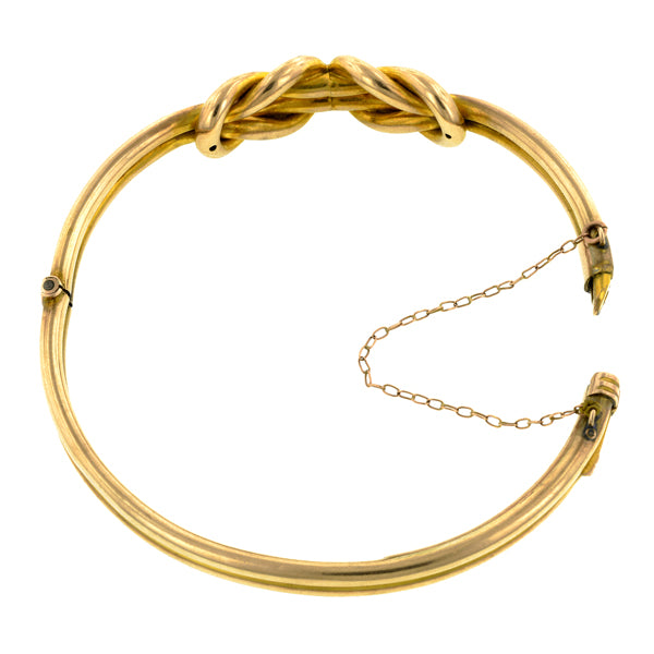 Victorian Gold Love Knot Bracelet