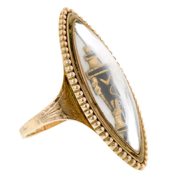 Antique Georgian Mourning Ring Doyle & Doyle